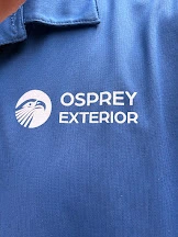 Osprey Exterior team members in uniform ready for RainWise site visit